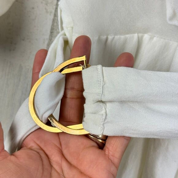 LUXXEL WHITE ROMPER SIZE L - Picture 9 of 10